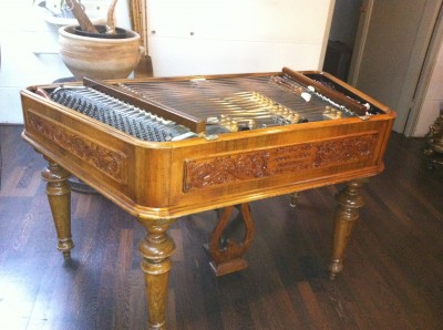 I bought this superb Bohak cimbalom in Amsterdam in 2012